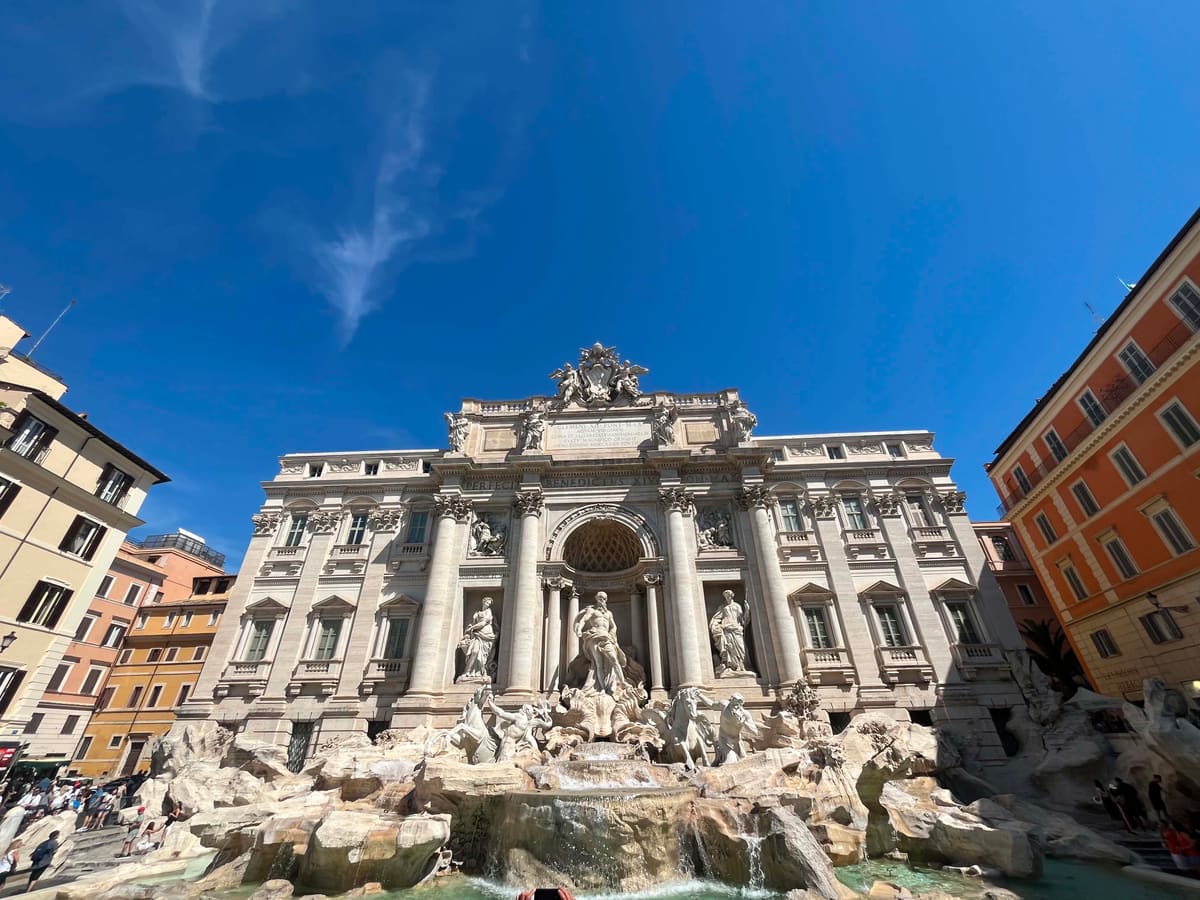 The Trevi Fountain in Rome